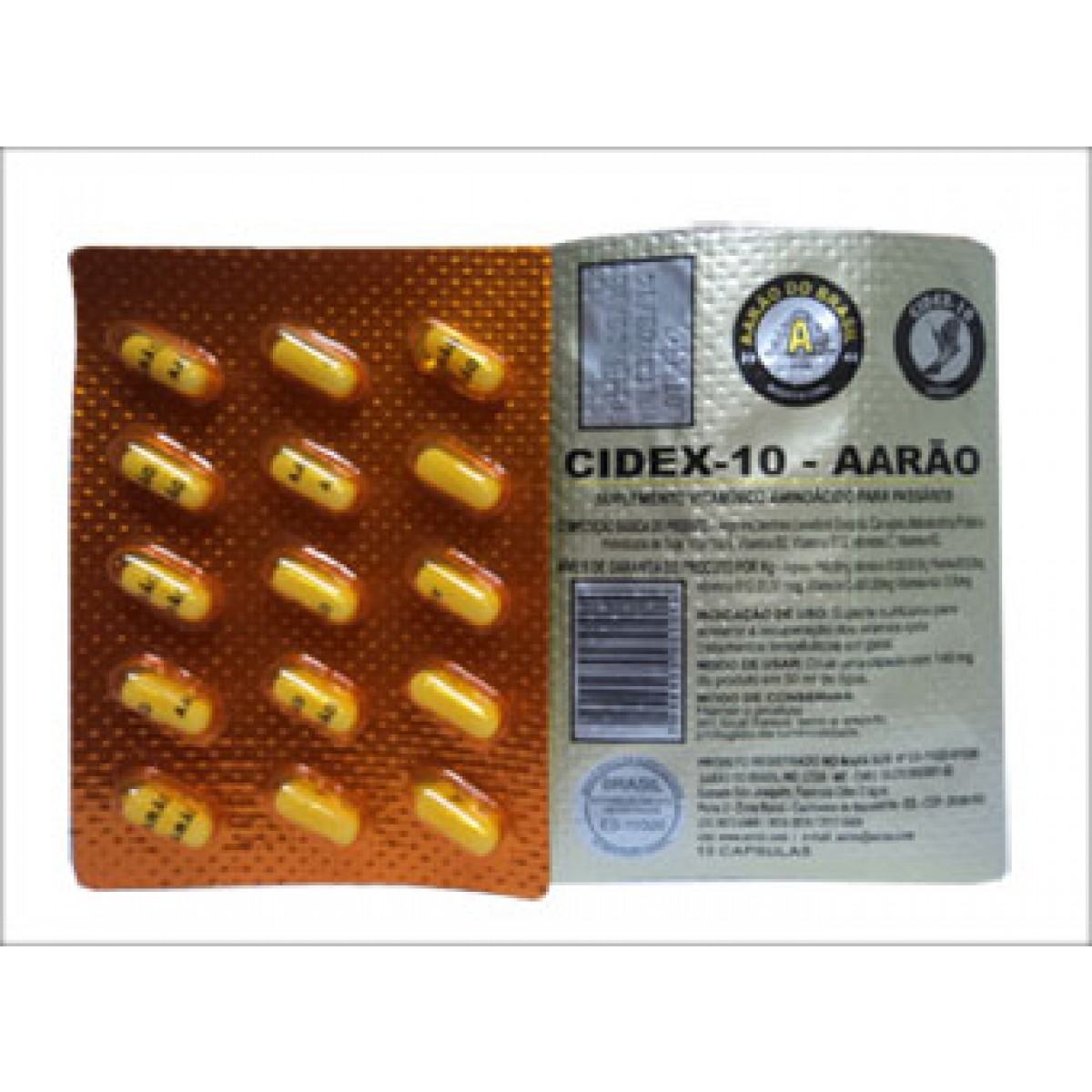 Cidex 10 Cartela AARÃO