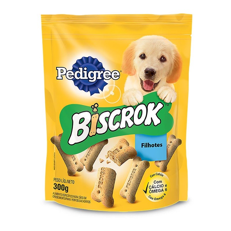 Biscrok Junior para Cães Filhotes - 300g e 