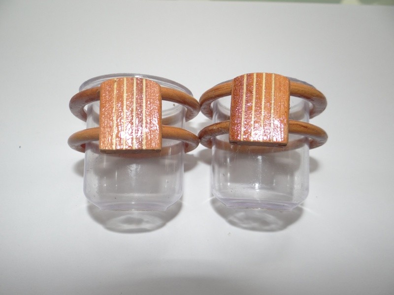 Porta vitamina com Argola Pequena Dupla - Imbuia