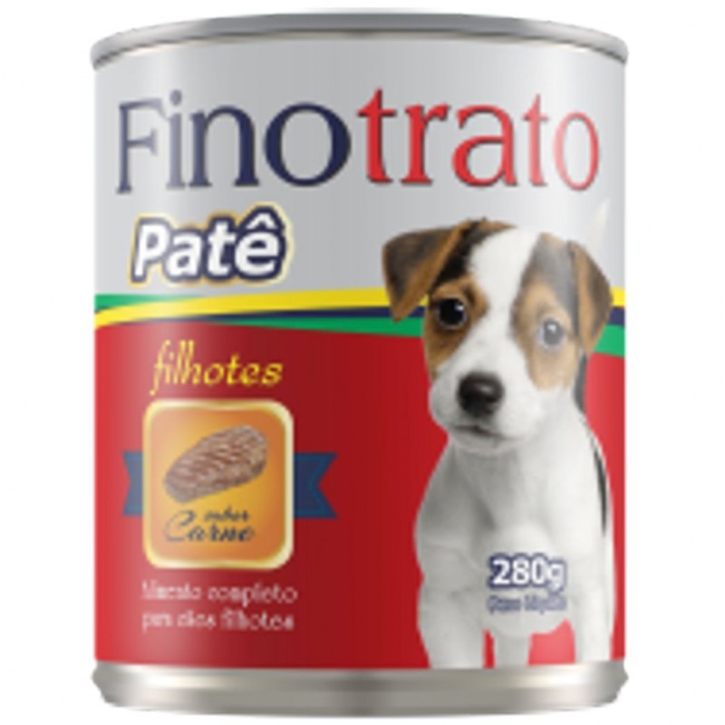 Finotrato Patê Sabor Carne Cães Filhotes 280g