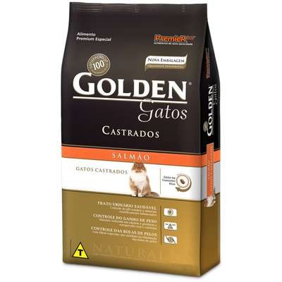 Golden Gatos Castrados Salmão 1kg