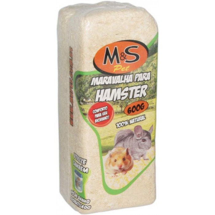 Serragem Prensada Fina p/Hamster  500g