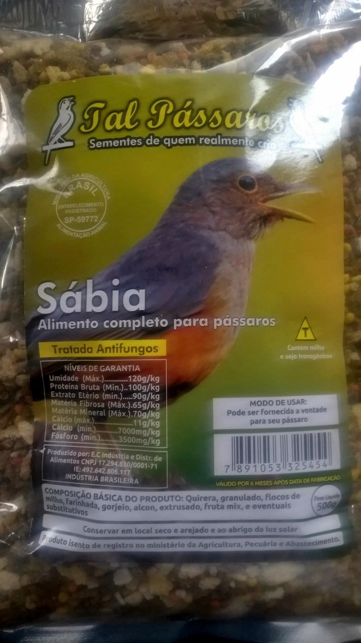 Tal Pássaros Sábia  500g