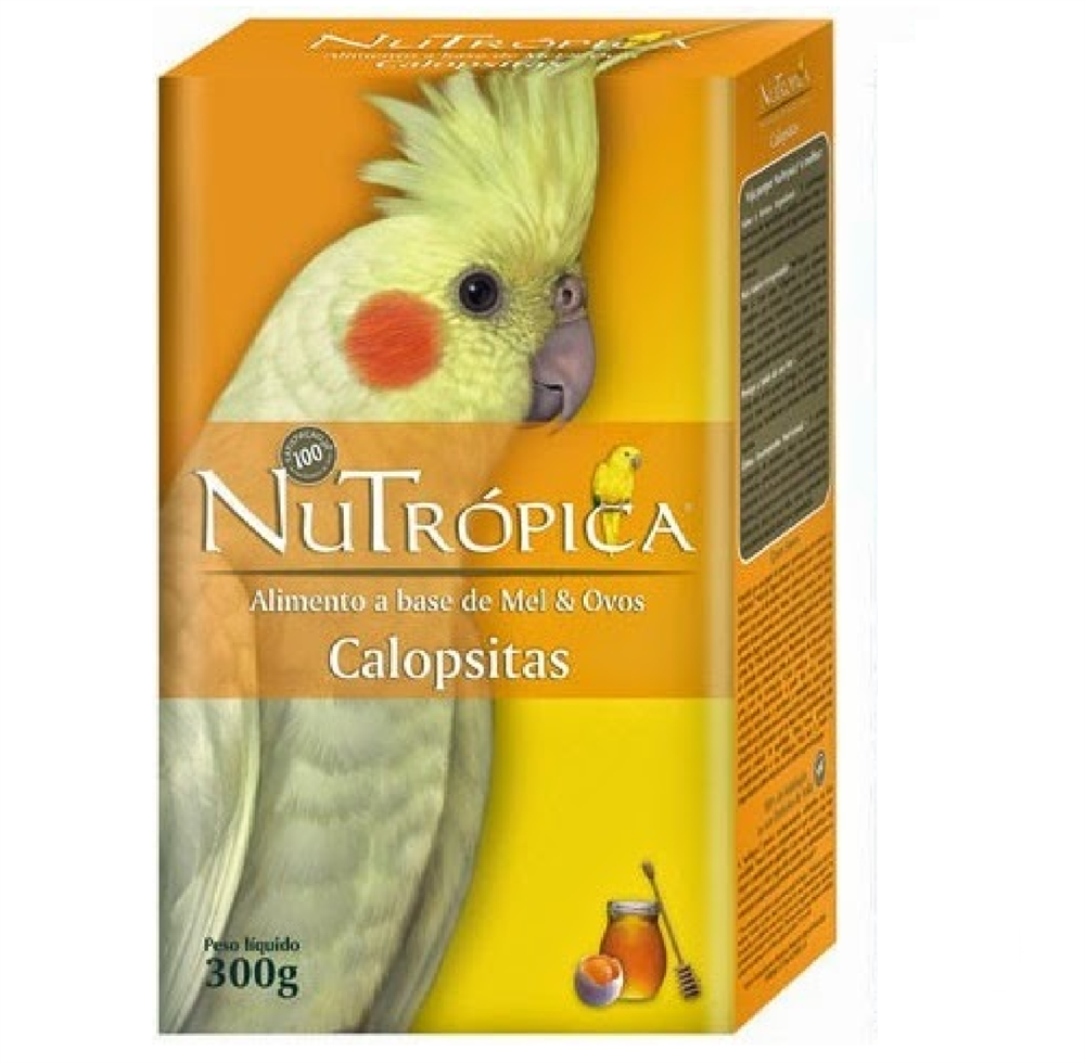 Nutrópica Farinhada Calopsita ovo e mel - 300g