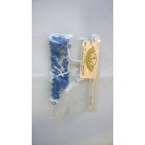 Anilhas Plásticas Dilatáveis de Marcação - 3.0 mm (Azul) 