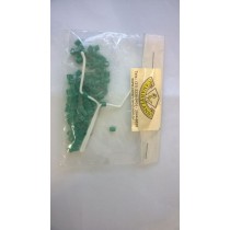 Anilhas Plásticas Dilatáveis de Marcação - 3.0 mm (Verde) 
